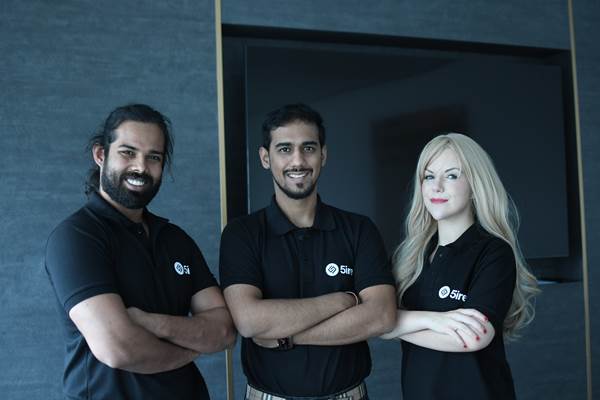 L to R: Prateek Dwivedi - Co-founder & CMO, Pratik Gauri - Co-founder & CEO and Vilma Mattila - Co-founder & CBO