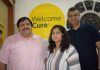 (L-R) Dr. Jawahar Shah_Founder, Punit Desai_Co-founder & CEO, Nidhi Desai_Co-founder & COO, Welcomecure