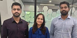 (L to R) Apoorva Mishra (CEO) Ankita Asai (CPO) Nikhil Gupta (COO), Dusminute