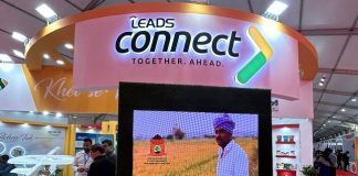 Leads Connect 'Agrani' Booth at UP GIS 2023