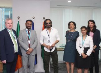 Sunil Shetty visits Ireland House to mark the commencement of services