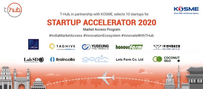 T-Hub partners with KOSME to select 10 startups for ‘Startup Accelerator 2020’